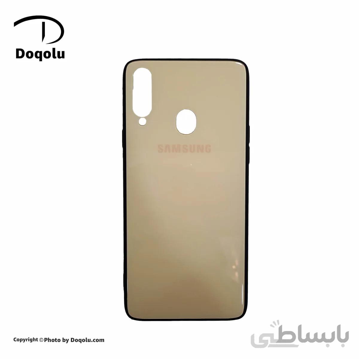 قاب گوشی سامسونگ Samsung A20S مدل پشت گلس