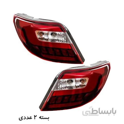 خطر عقب دنا پلاس راست و چپ کامل با لامپ و LED