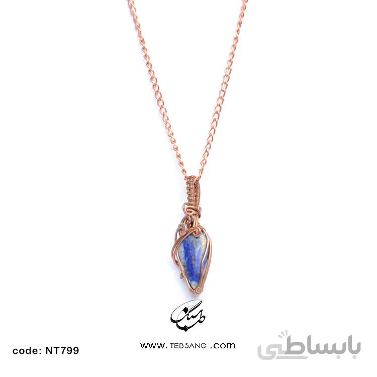گردنبند زنانه سنگ لابرادوریت NT-799