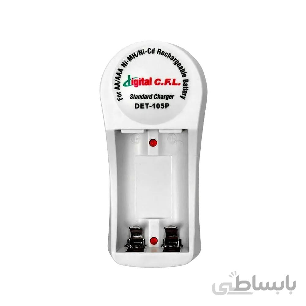 شارژر باتری دیجیتال C.F.L مدل Det-105P ا Digital C.F.L Det-105P Battery Charger