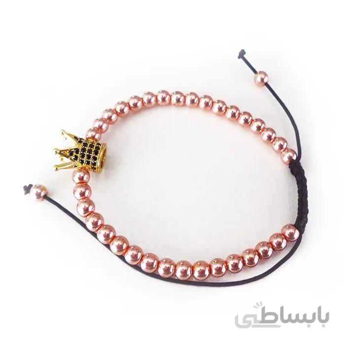 دستبند تاج حدید ا hematite crown bracelet