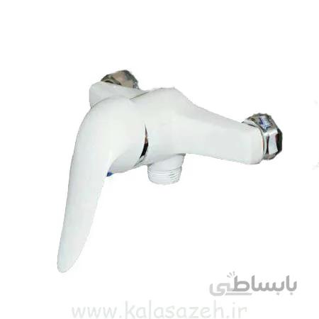 شیر آفتابه سفید راهدانه مدل مهرسان