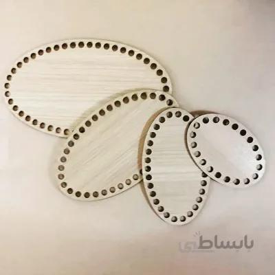 کفی تریکوبافی ام دی اف بیضی