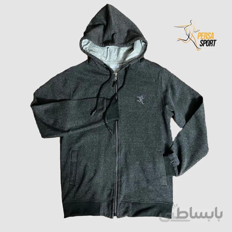 سویشرت کلاهدار پرسااسپرت Jungle Dark Gray