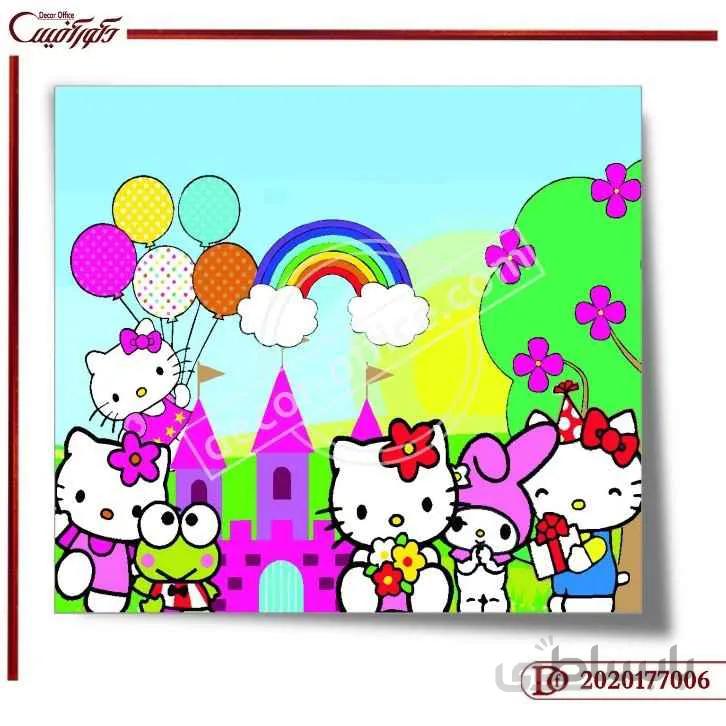کاغذ دیواری سه بعدی کودکانه 7006 ا Children's 3D wallpaper 7006
