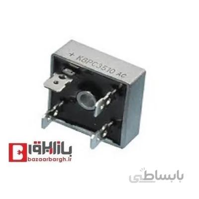 پل دیود مربعی 1000 ولت 35 آمپر KBPC3510