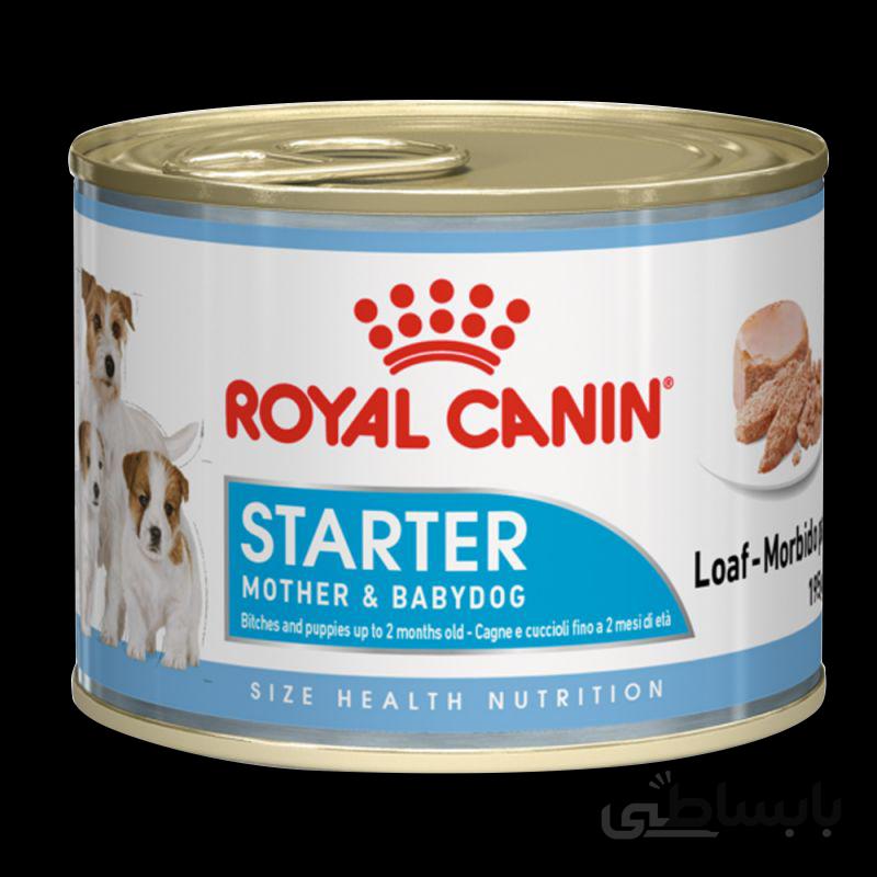کنسرو غذای سگ رویال کنین مدل Starter Mother & Babydog وزن ۱۹۵ گرم