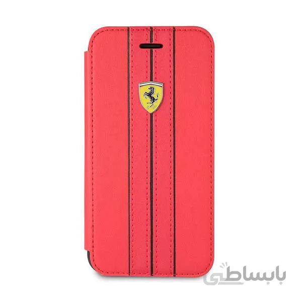 قاب سی جی موبایل Ferrari Leather Wallet برای iPhone 7/8 Plus