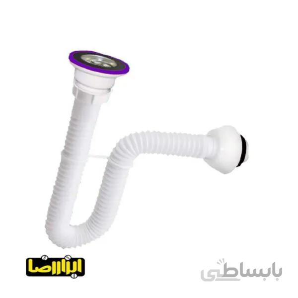 سیفون فلکسی کامل 100 سانت تک پلاست