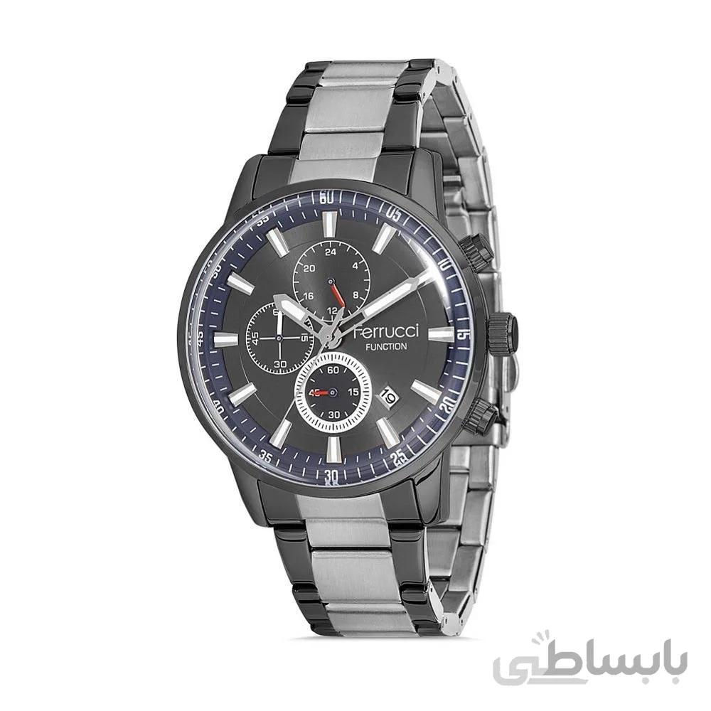 ساعت مچی عقربه ای مردانه برند فروچی Ferrucci مدل FC 12746TM.04