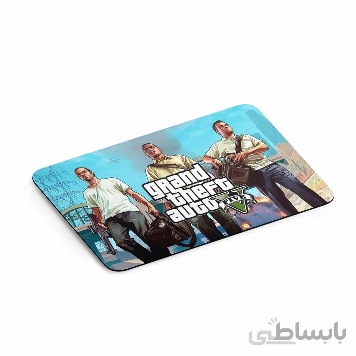 ماوس پد طرح بازی جی تی ای وی GTA V