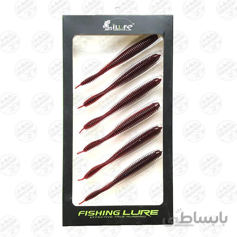 طعمه جیگ ماهی ژله ای ilure بسته 6 عددی 10 سانتی متر