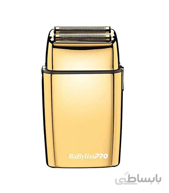 ماشین اصلاح شیور بابیلیس پرو دو فویلی اف ایکس 02 گلد بی سیم BaBylissPRO Gold Dual Foil FX02 Cordless Shaver ا BaBylissPRO Gold Dual Foil FX02 Cordless Shaver