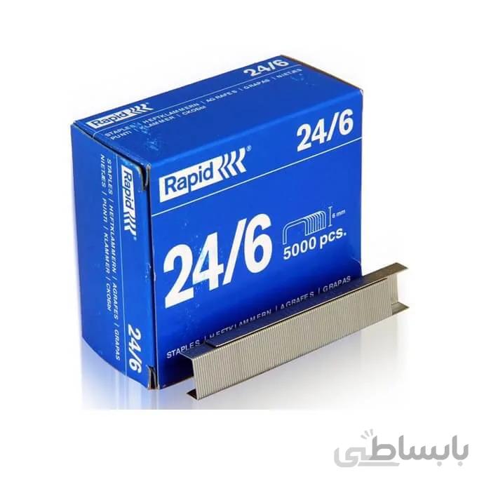سوزن منگنه راپید سایز 24/6 بسته 5000 عددی