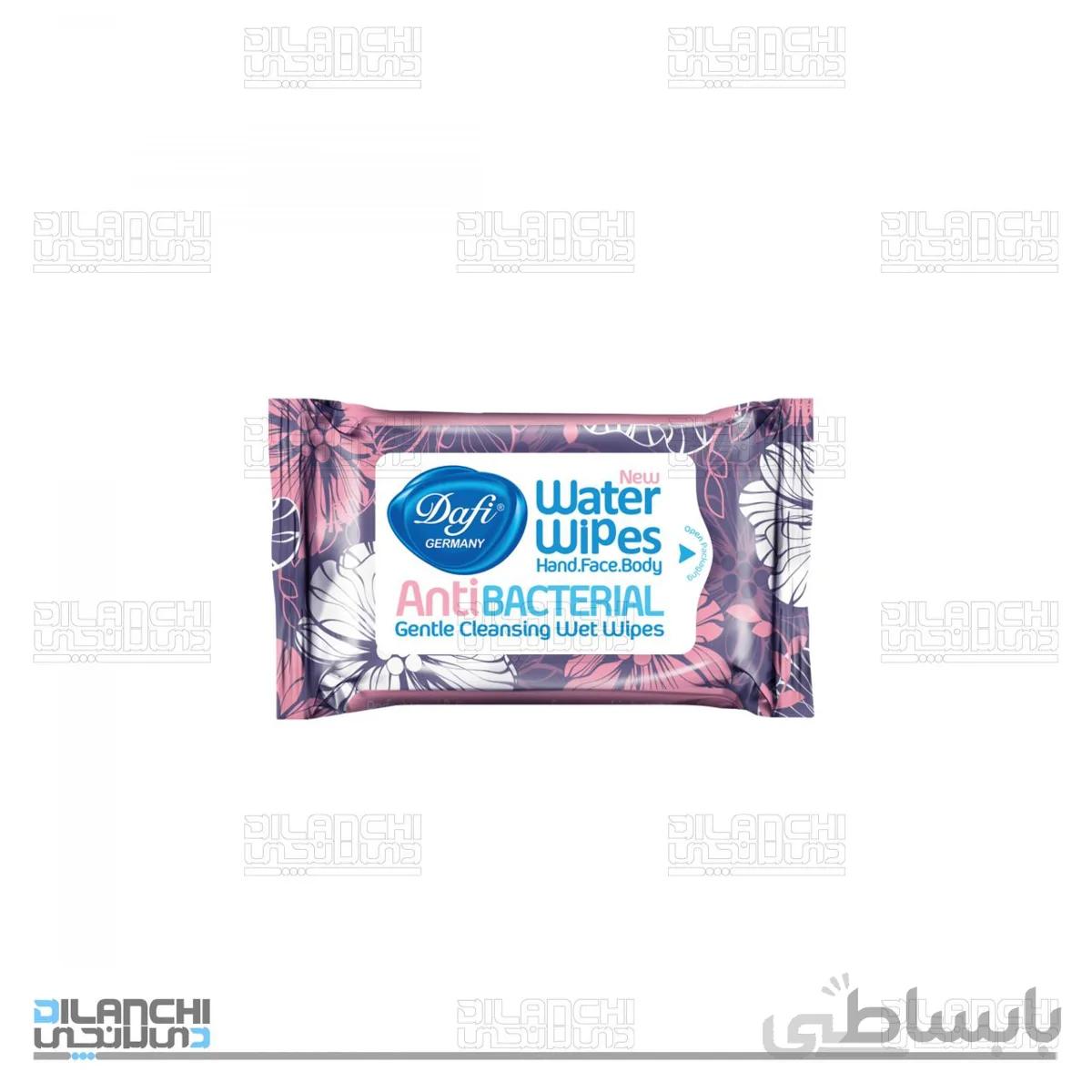 دستمال مرطوب پاک کننده دست و صورت دافی