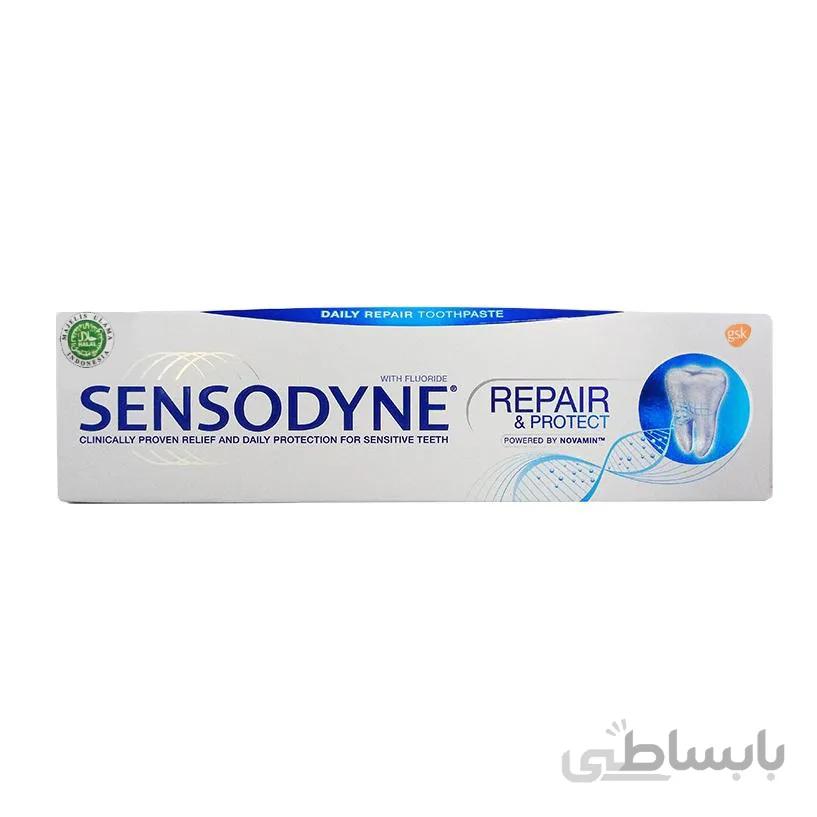 خمیردندان سنسوداین Sensodyne مدل Repair & Protect