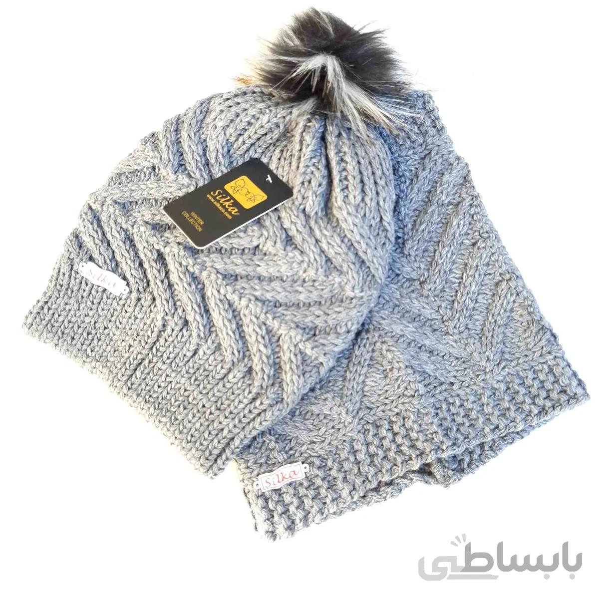 شال و کلاه پوم دار و رینگی کودک و نوجوان مناسب 2 تا 13 ..14 ساله توسی سیر توسی کمرنگ صورتی سیر صورتی کمرنگ سفید لیمویی