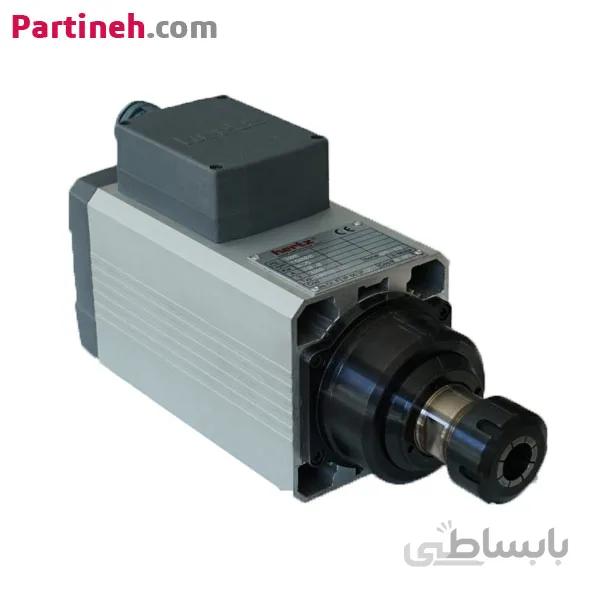 اسپیندل موتور هوا خنک 7 کیلو وات 24000 دور مدل HM90-17 برند هرتز (Hertz) ا 7Kw 24000RPM air cooled Hertz spindle motor