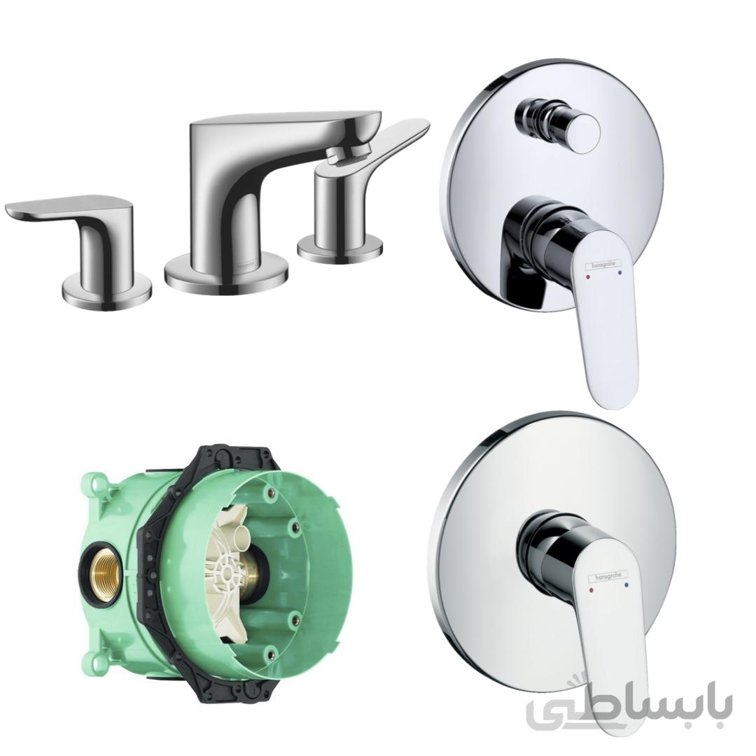 ست شیرآلات توکار هانس گروهه مدل Focus کد KH1071 ا Hansgrohe Focus set
