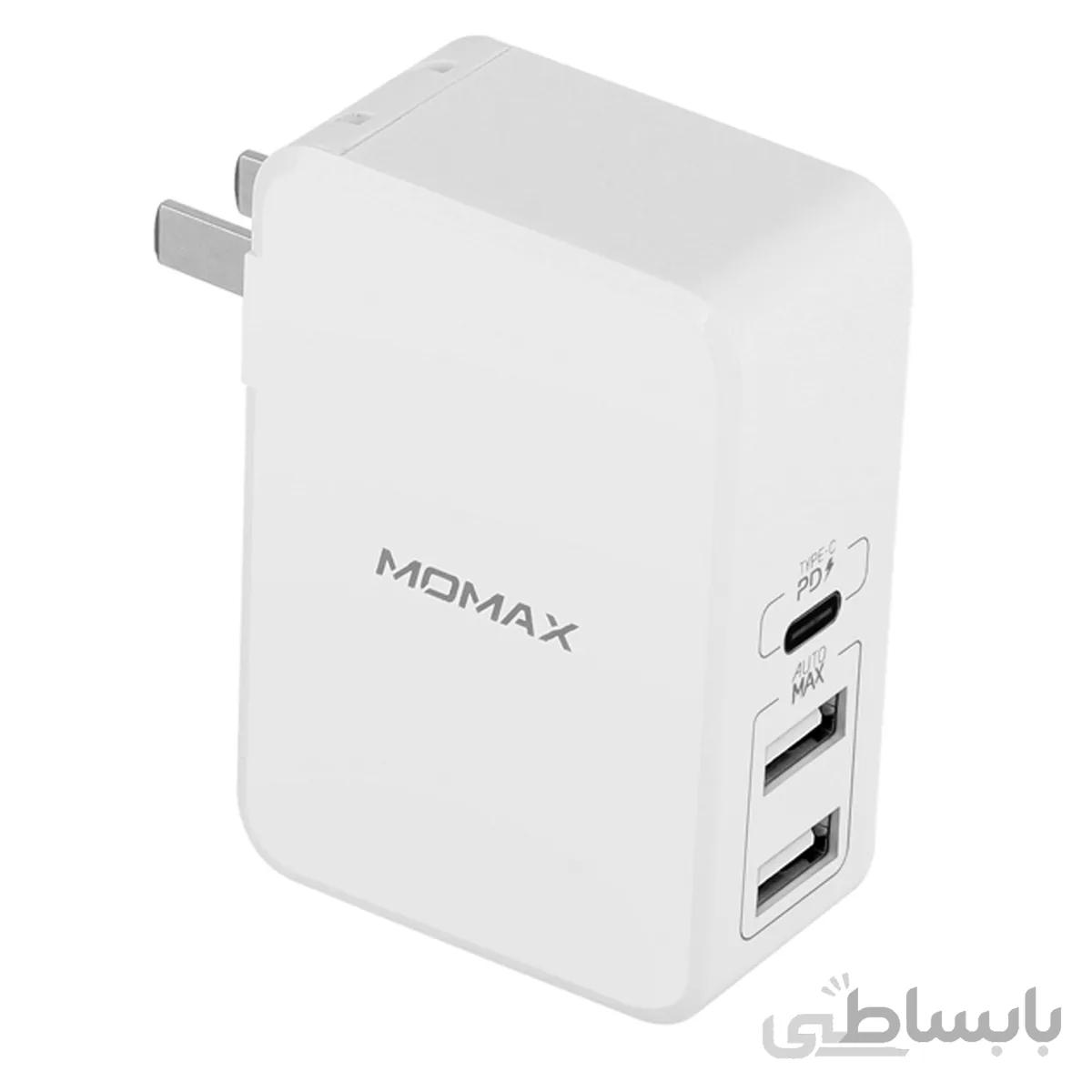 شارژر دیواری 41 واتی مومکس مدل UM7CNW ا Momax Ubull UM7CNW