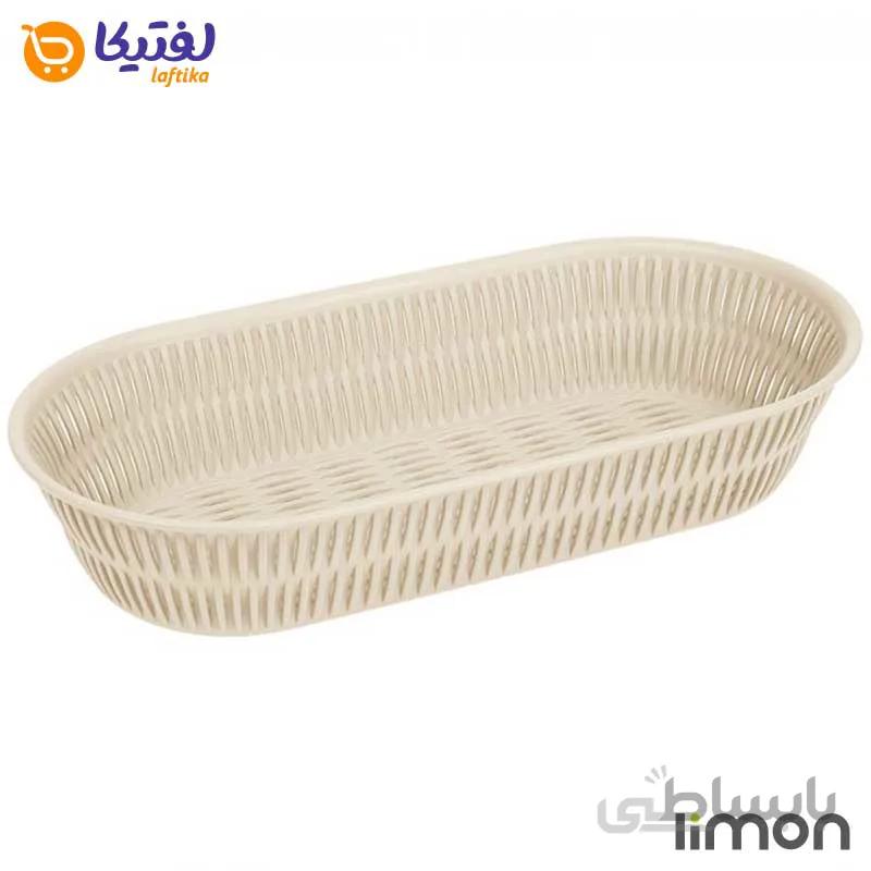 سبد طرح بامبو بیضی لیمون سایز 2