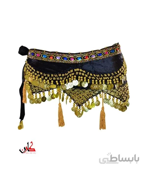 دامن رقص عربی سکه ای مخمل