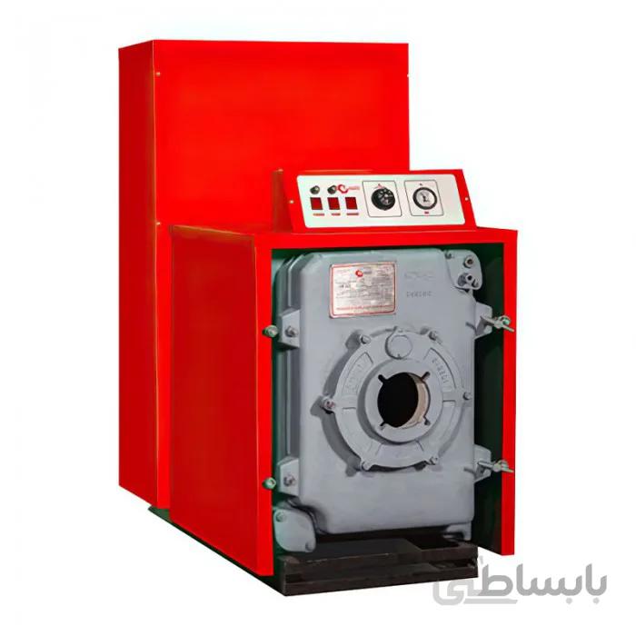پکیج زمینی شوفاژکار مدل رعد 6 ا پکیج زمینی رعد 6 شوفاژکار با دیگ چدنی و مبدل صفحه ای
