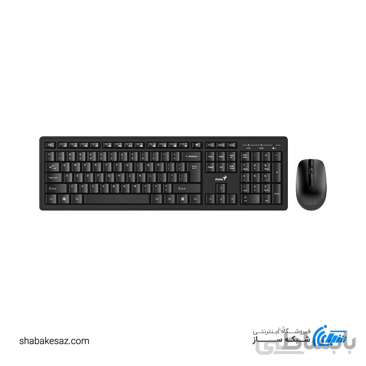 کیبورد و ماوس بی سیم Genius KM 8200 RF