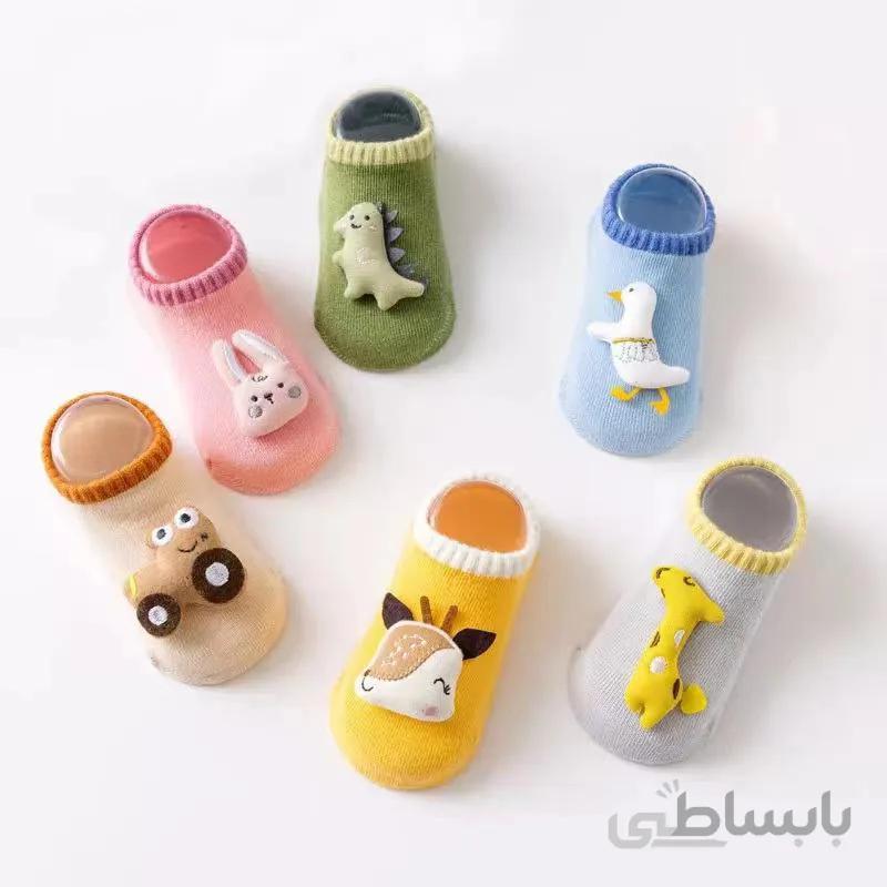جوراب بچگانه عروسکی چهارفصل