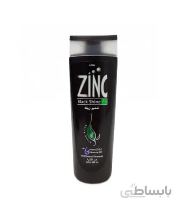 شامپو زینک مدل مشکی BLACK SHINE حجم ۳۰۰ میلی لیتر