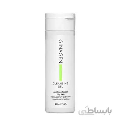 ژل شستشوی پوست چرب ژیناژن / GINAGEN Cleansing Gel For Oily Skin