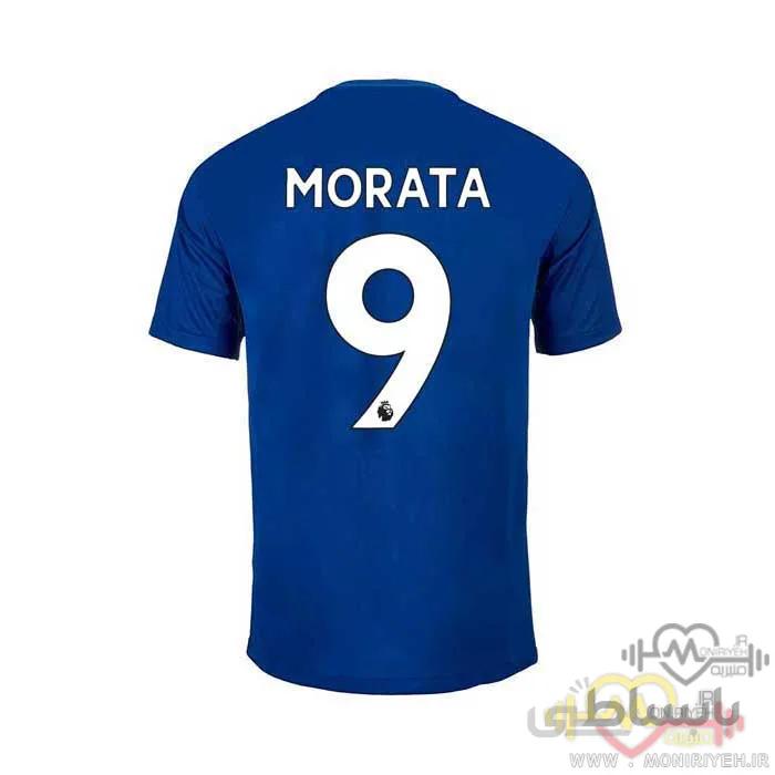 پیراهن ورزشی اورجینال چلسی مدل Morata 17/18