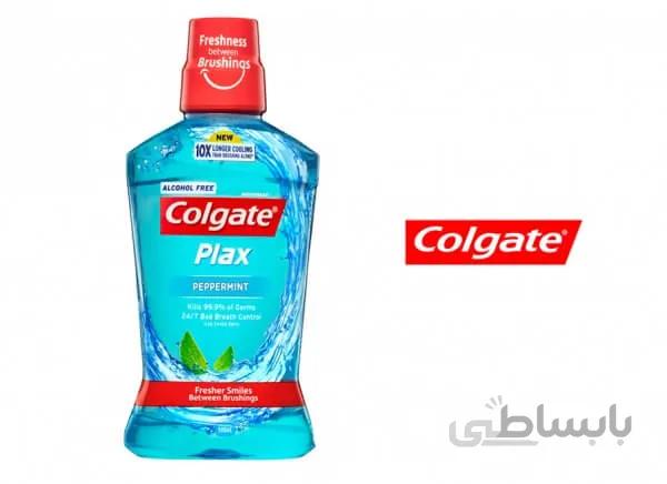 دهانشویه کلگیت سری Plax مدل Peppermint