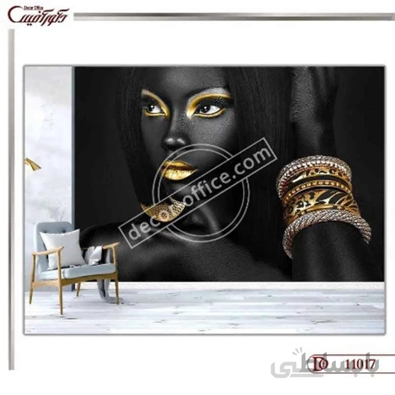 کاغذ دیواری سه بعدی چهره 1017 ا 3D face wallpaper 1017