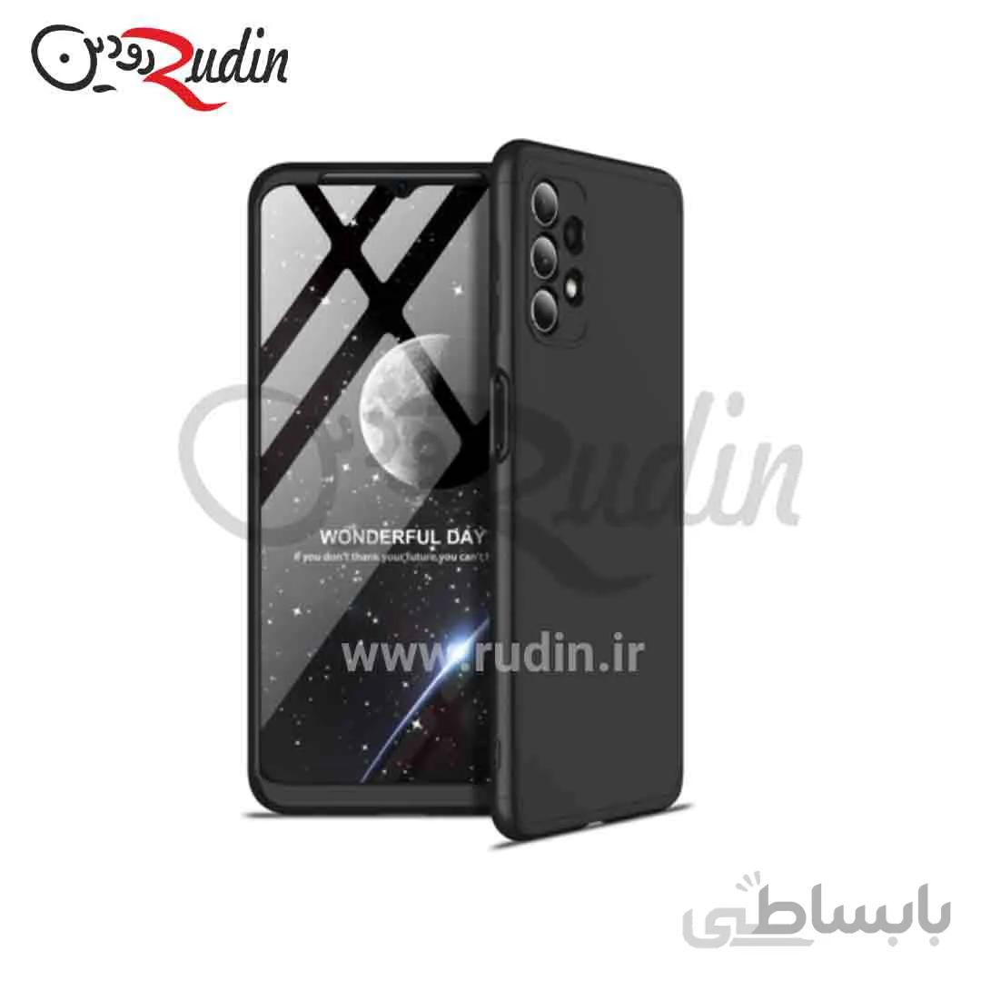 کاور ۳۶۰ درجه مدل GKK مناسب سامسونگ A32 4G مشکی دور مشکی