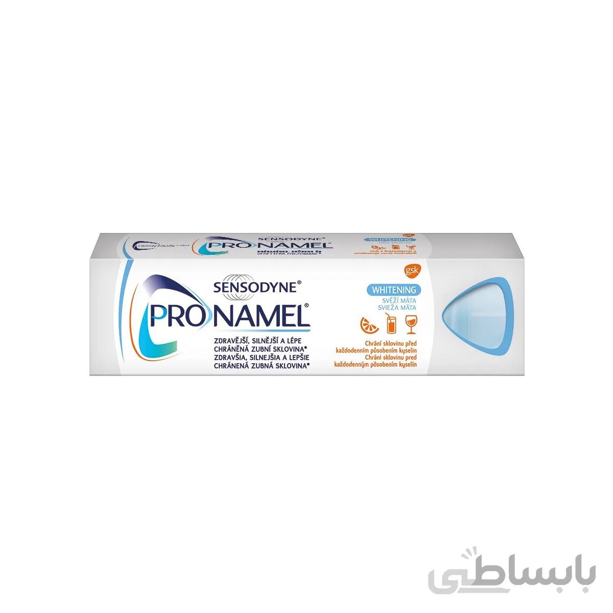 خمیردندان پرونمل سفید کننده سنسوداین 75 میلی لیتر ا Sensodyne Pronamel Gentle Whitening Toothpaste 75 ml