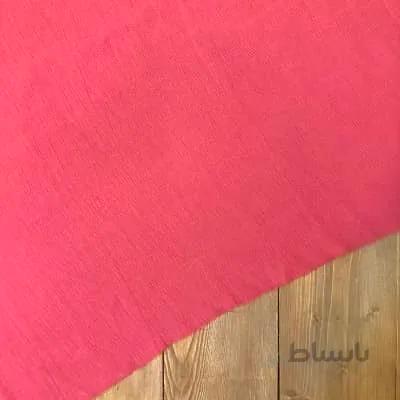 پارچه کریشه شاین (اوریون) رنگ سرخابی کد 2403