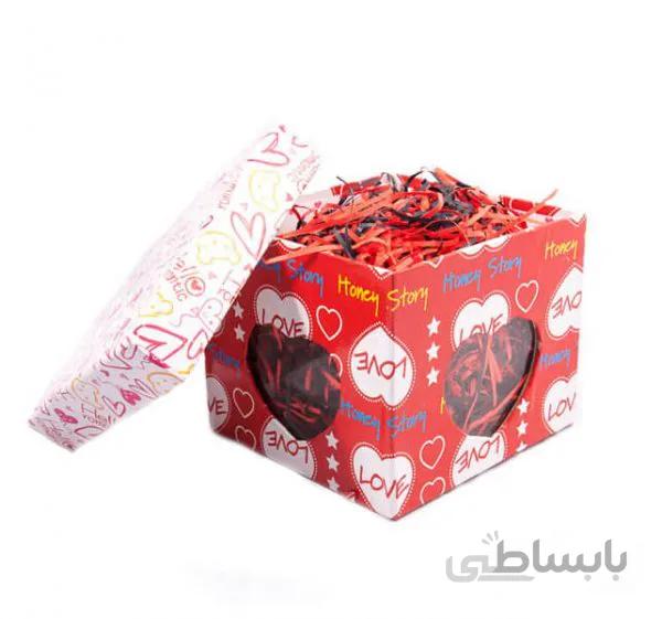 جعبه کادو طرح قلب 13/5سانتی متر