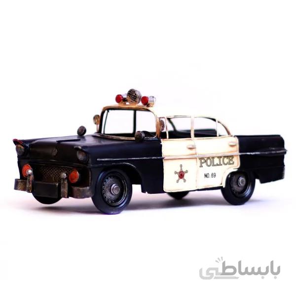 ماکت ماشین پلیس فلزی دستساز