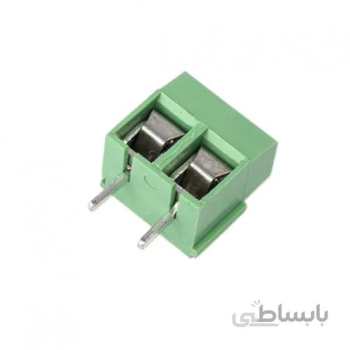 ترمینال پیچی مدل KF128 2Pin رنگ سبز بسته 5 تایی