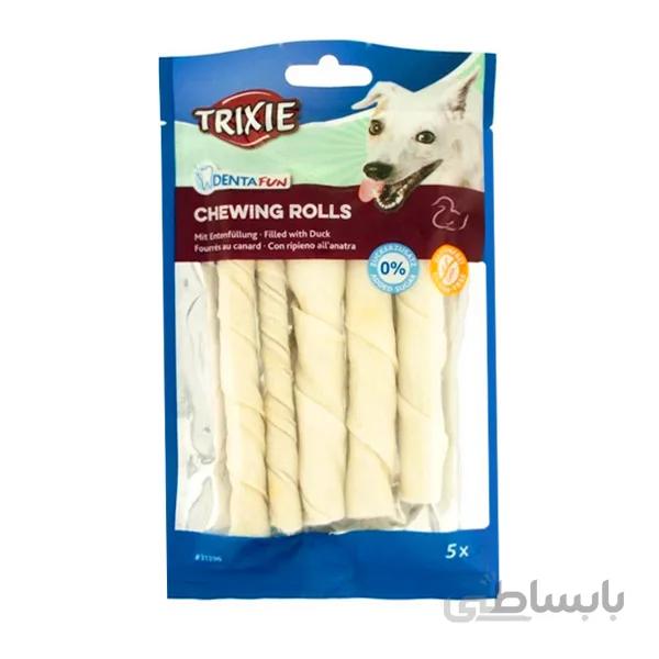 تشویقی سگ چوینگ داک طعم اردک تریکسی – Trixie Duck Chewing
