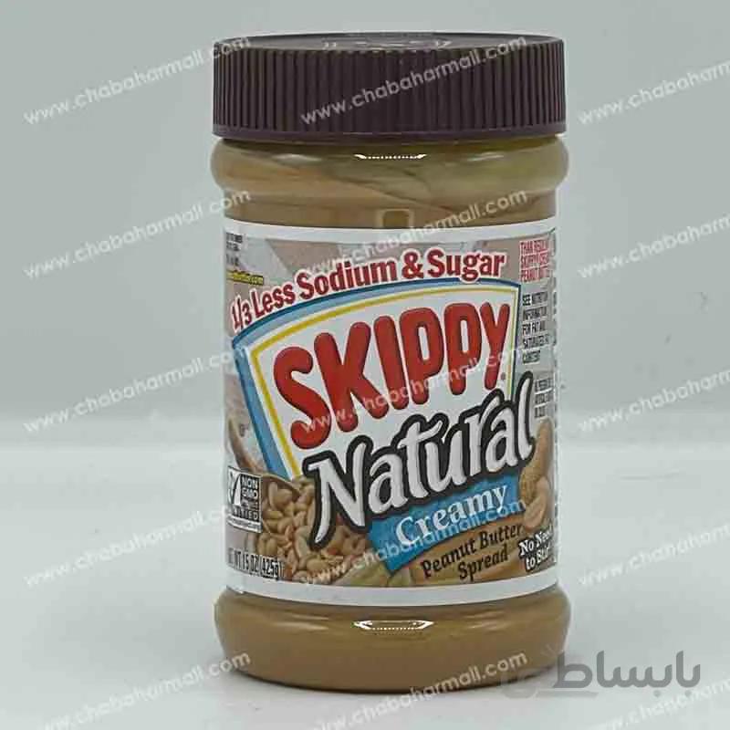 کره بادام زمینی اسکیپی مدل Creamy Free sugar