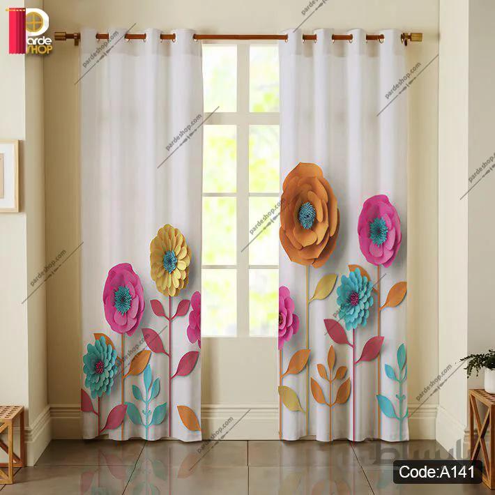 پرده چاپی پانچی کد A141