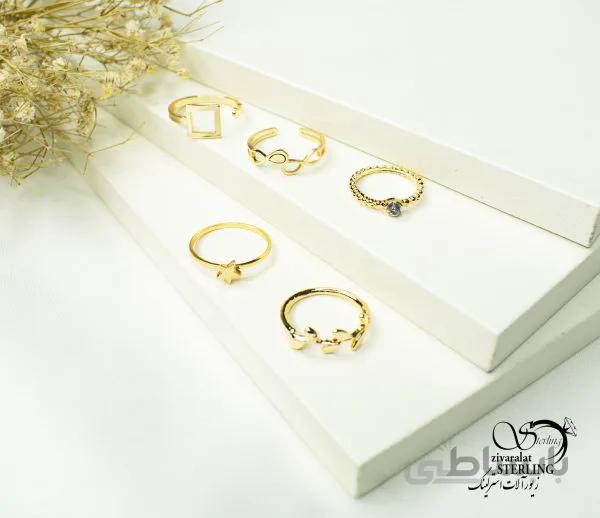 پک انگشتر زنانه کد 5677