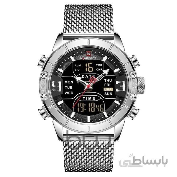 ساعت مچی نیوی فورس مردانه | Naviforce 9153 Silver