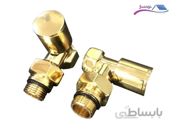 شیر رادیاتور NHA طلایی براق