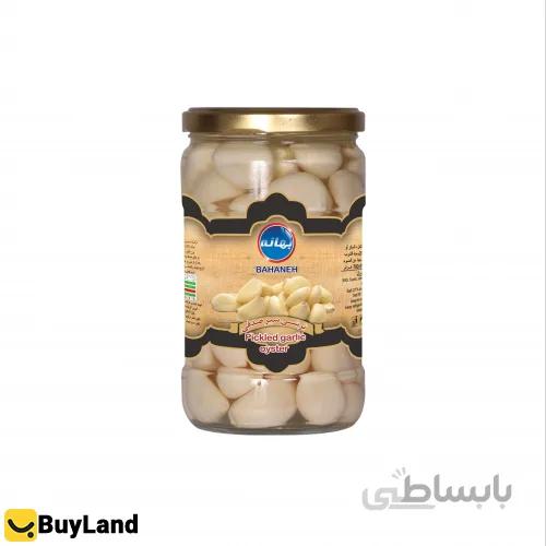 ترشی سیر صدفی 800 گرم بهانه ا Bahaneh Pickled Garlic Oyster 800gr