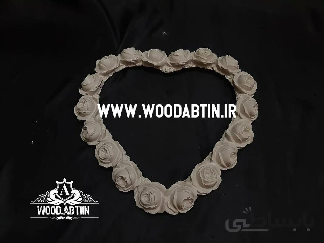 قاب رز قلبی بزرگ کد 2289