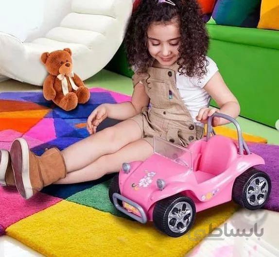 اسباب بازی ماشین عروسکی باربی زرین تویز