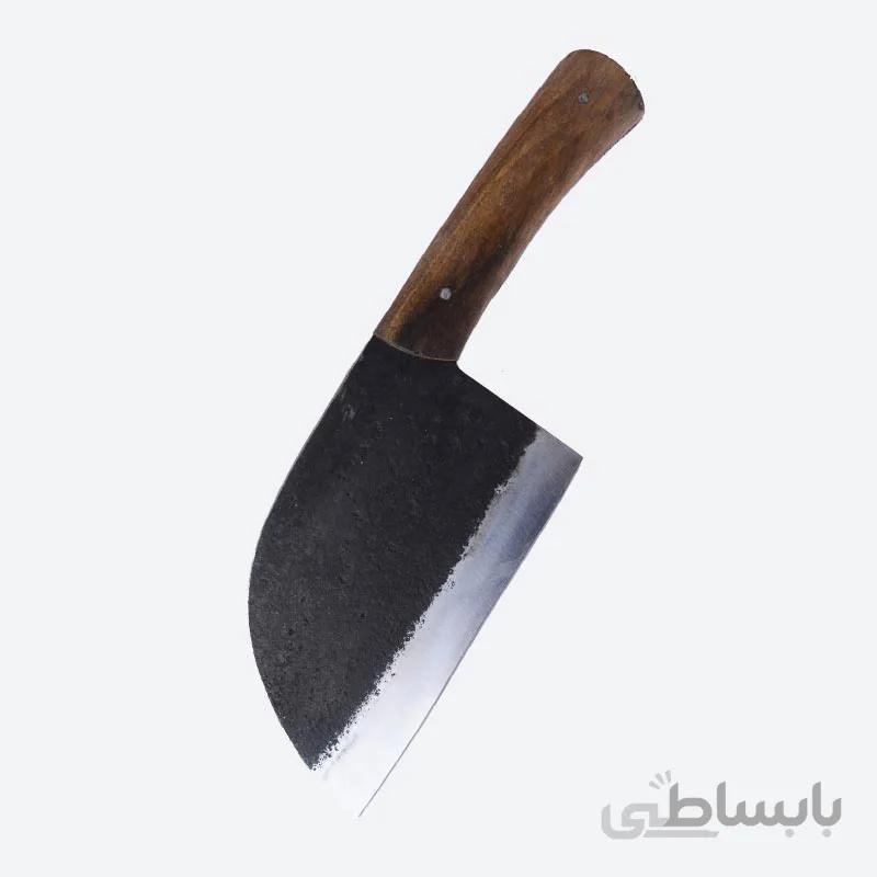 ساطور صربستانی دسته چوبی
